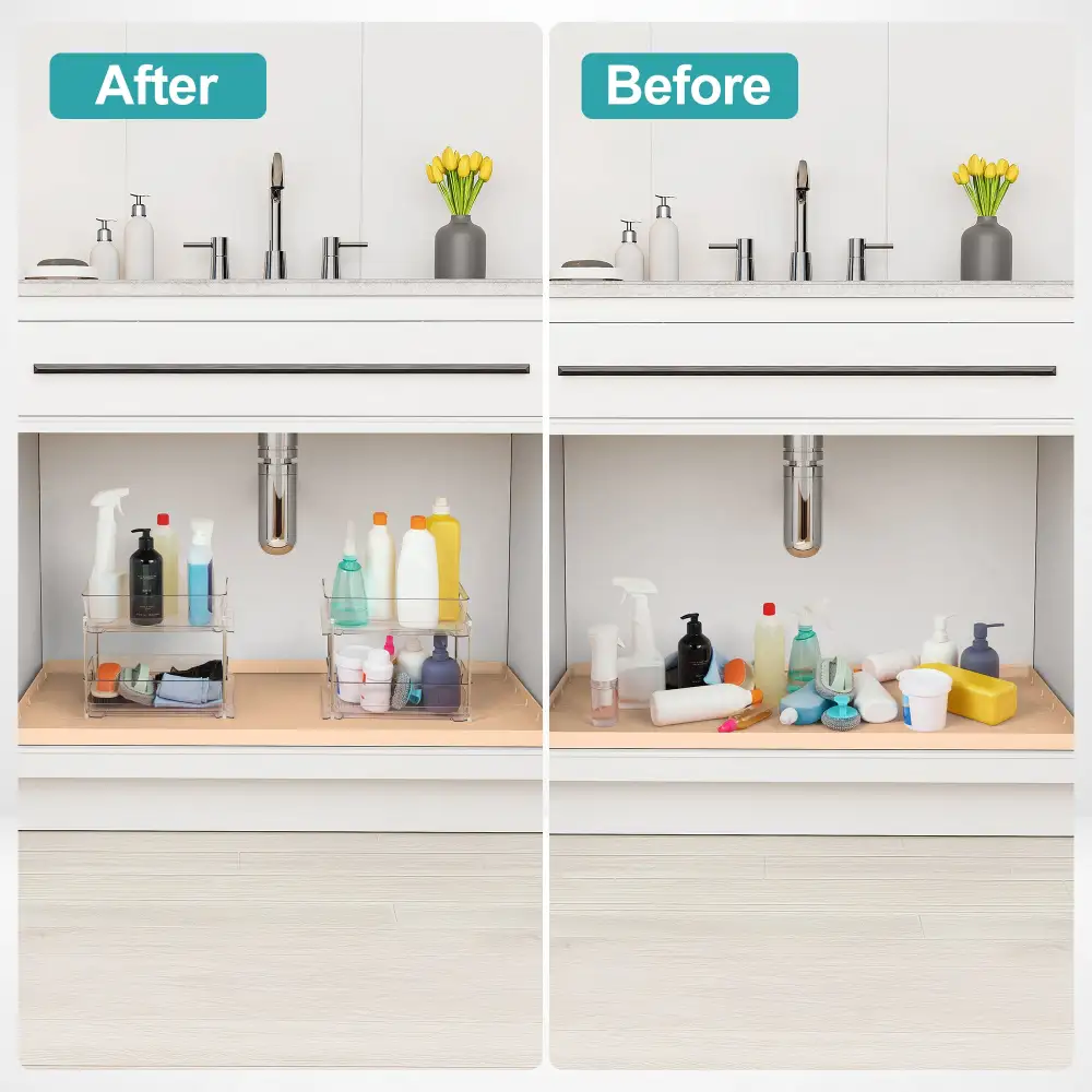 Tier Pull Out Cleaning Organizers