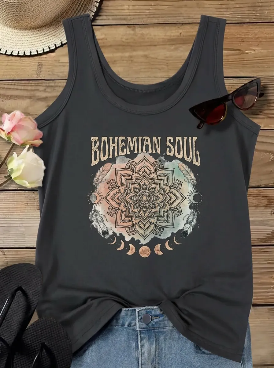 Bohemian Soul Mandala Tank Top Classic