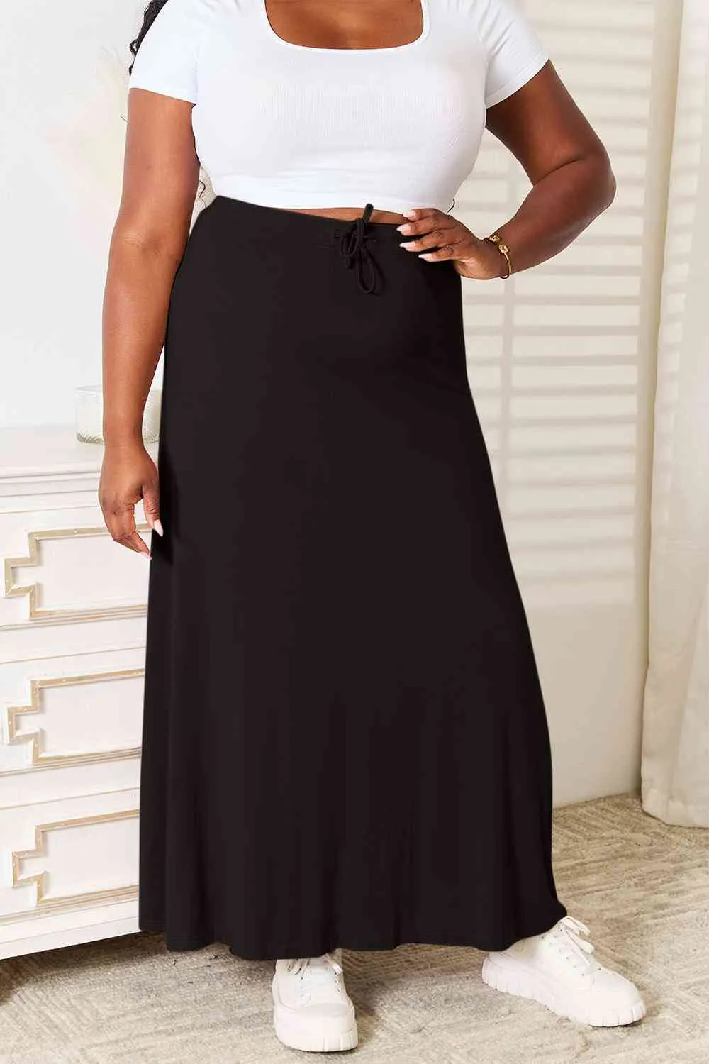 Full Size Soft Rayon Skirt