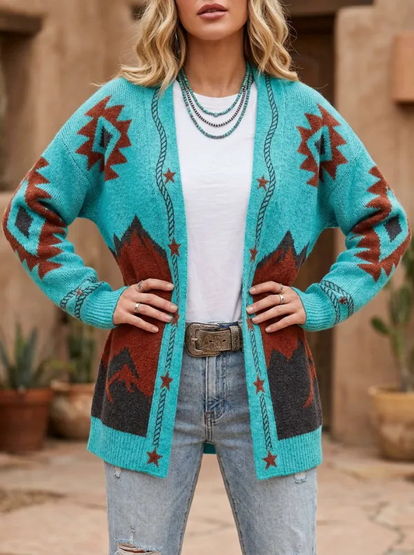 Everyday Mountain Women's Western Knit Cardigan