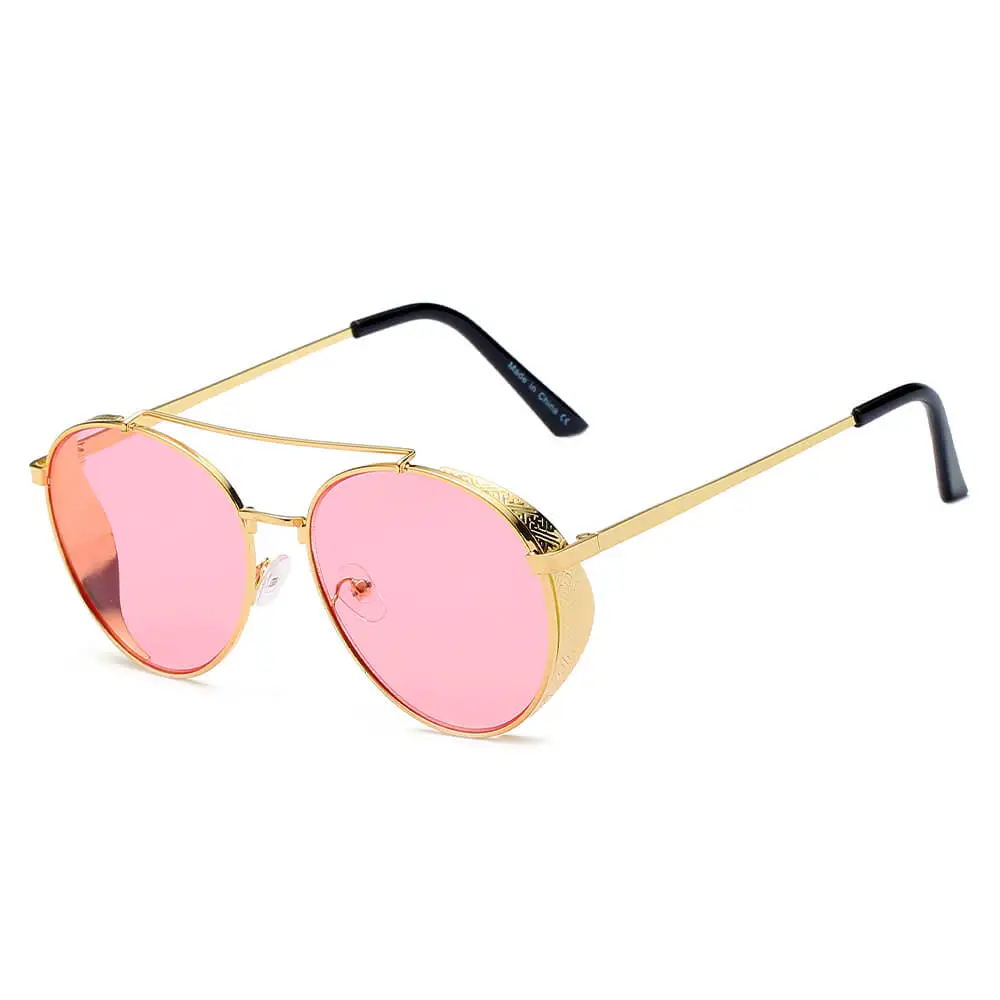 Woven Brow Bar Frame Sunglasses