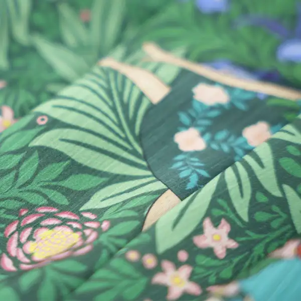 Laidback Textured Everyday Casual Floral Skirt