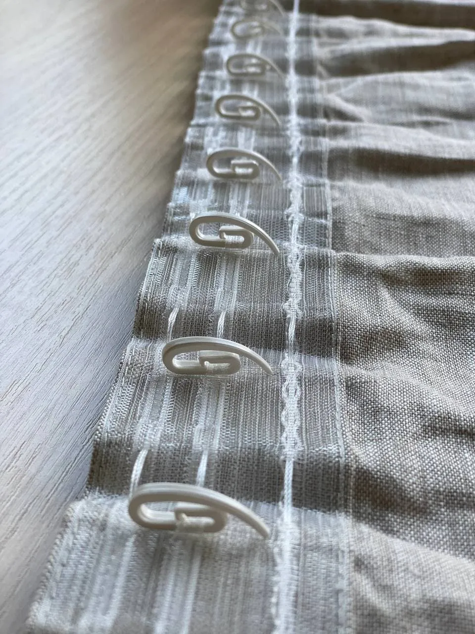 Voile Pencil Pleat Linen Curtain