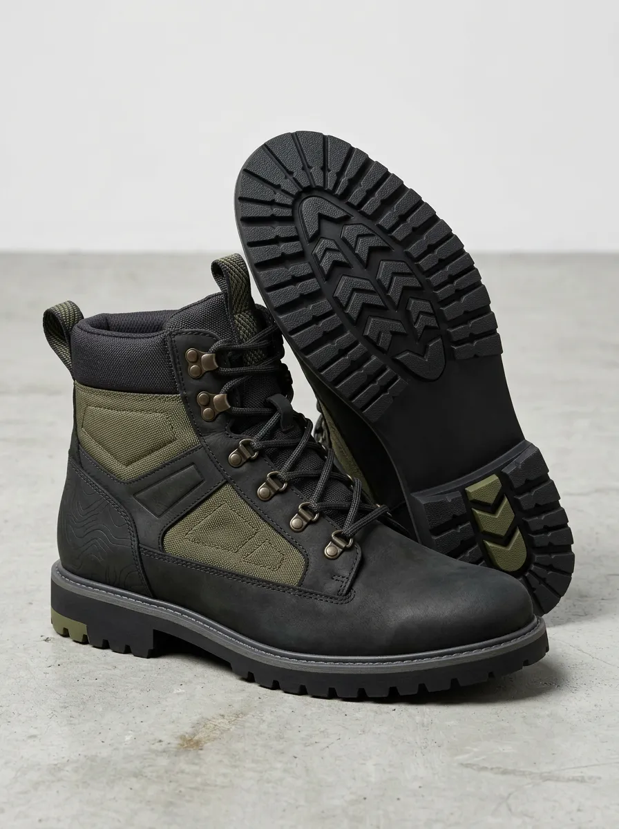 Unisex Everyday Outdoor Hiking Print Work Boots
