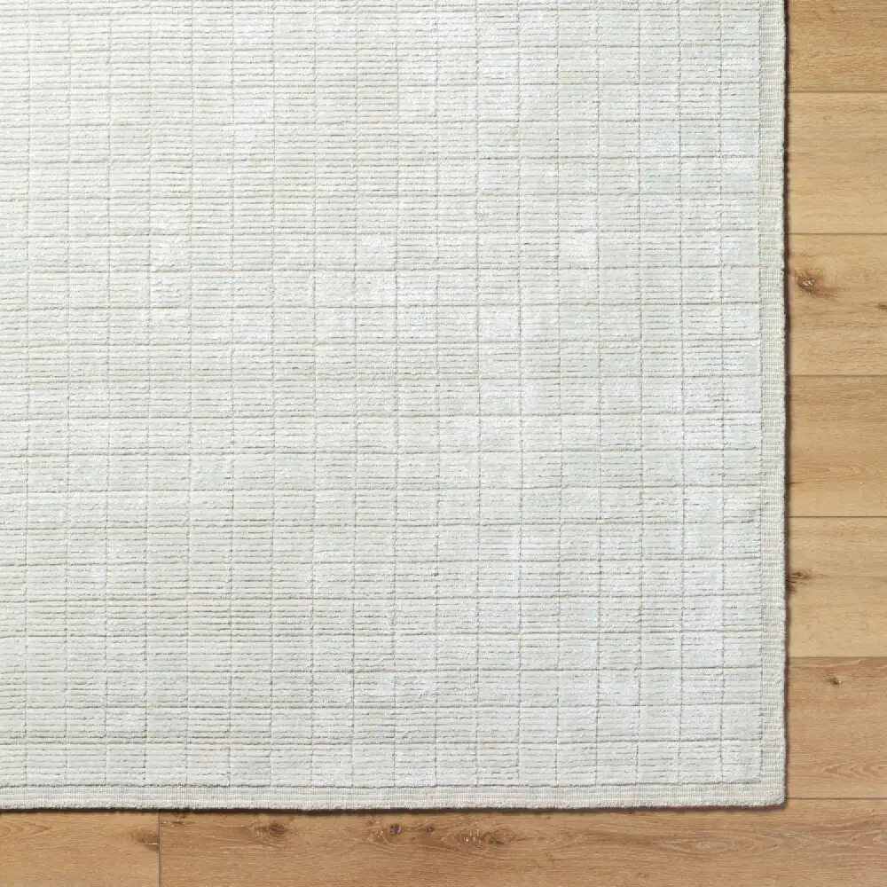 Hand-Loomed Square Pattern Carpet