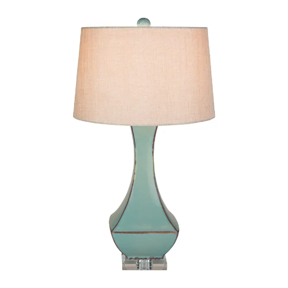 Silk-Inspired Shade Table Lamp