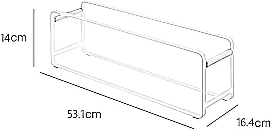 Black Stackable Shoe Rack