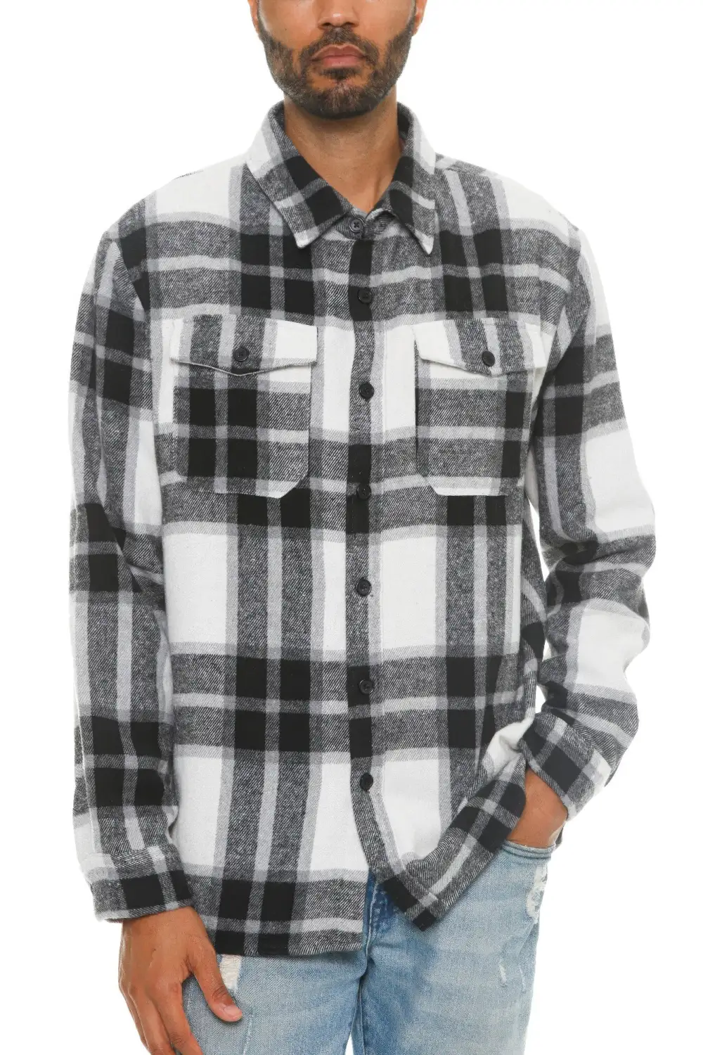 Checkered Soft Flannel Shacket