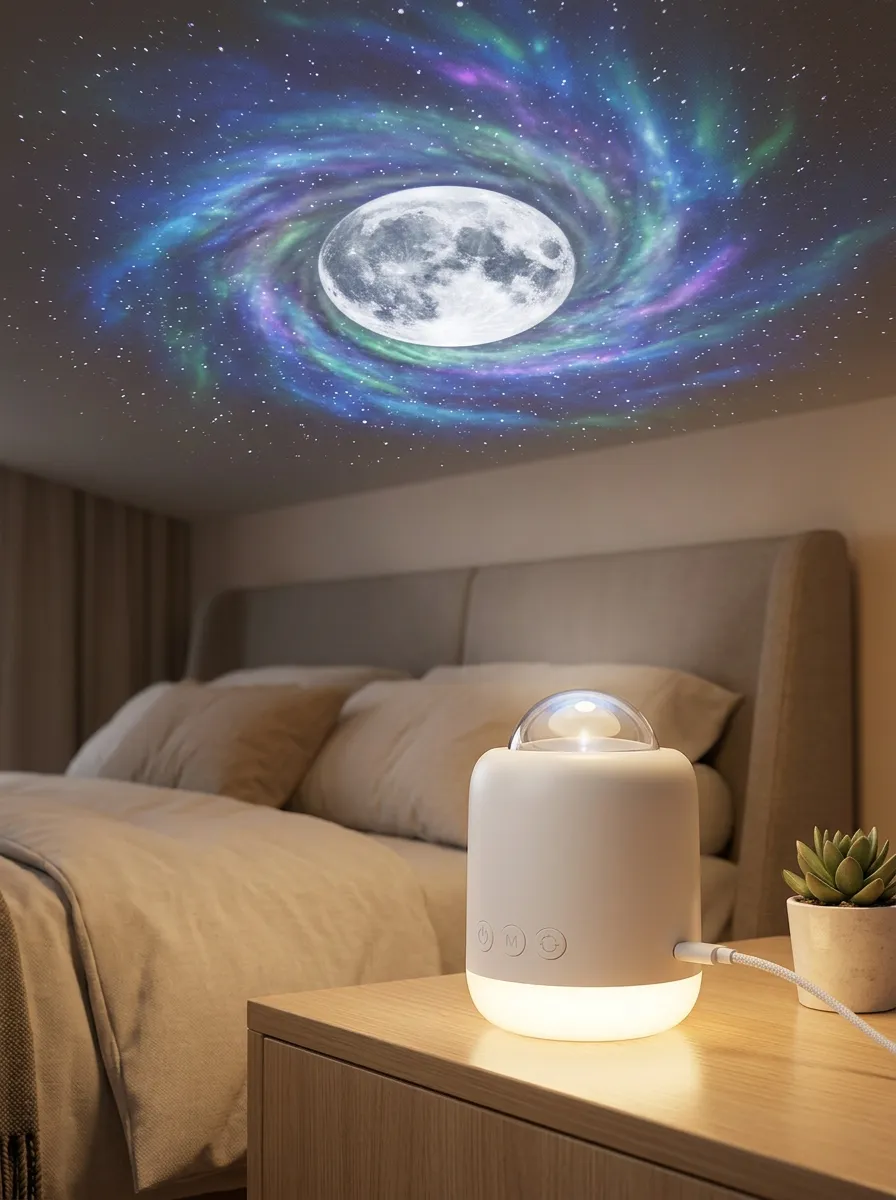 Eclipse Galaxy Moon Starry Sky Projector Night Light