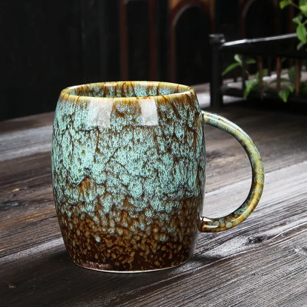 Patterned Ceramic Coffee Mug