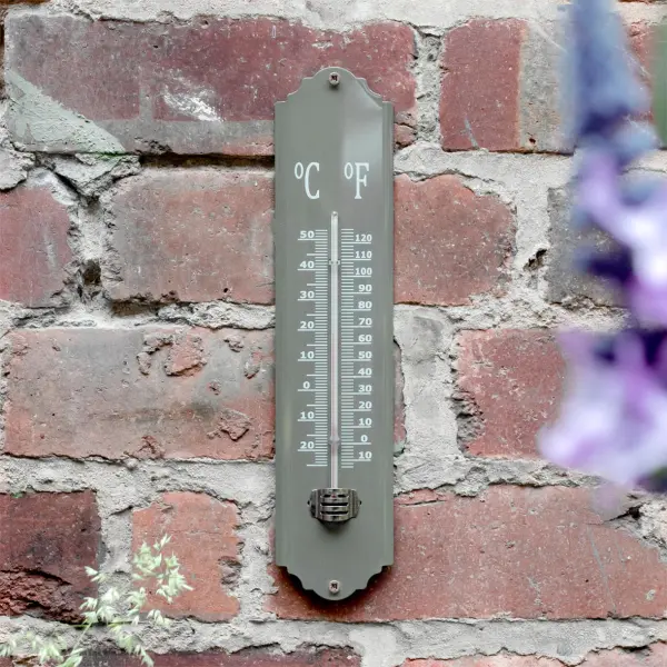 Enamel Garden Wall Thermometer