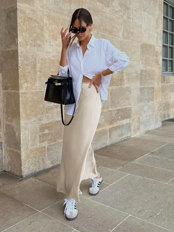 Fluid Airy Halter Skirt