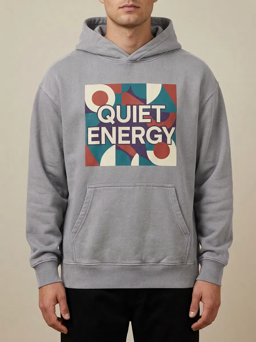 Everyday Quiet Energy Geometric Hoodie