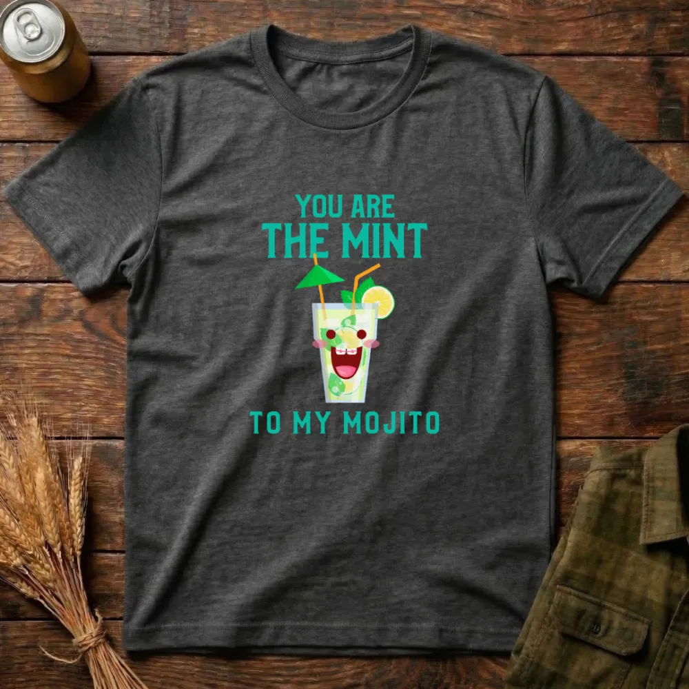 Mint To My Mojito Graphic Cotton T-Shirt