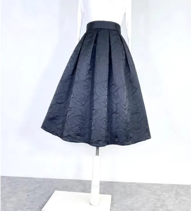 Graceful Clean Everyday Casual Embroidered Skirt