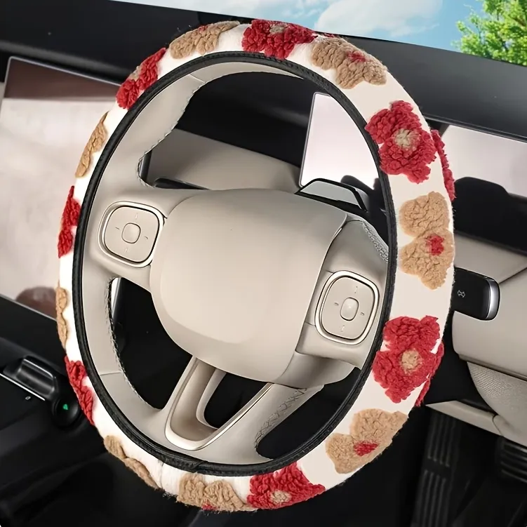 Warm Plush Steering Cover