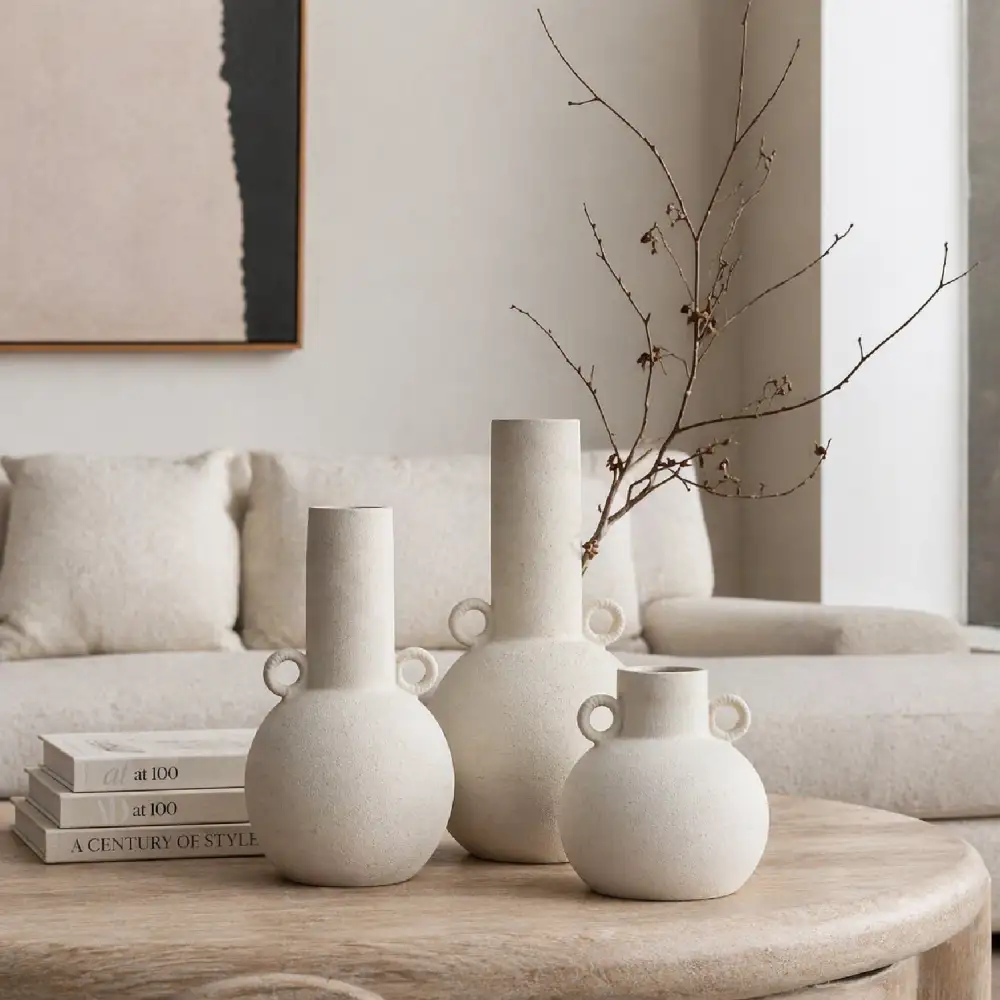 Long-Necked Ceramic Vases