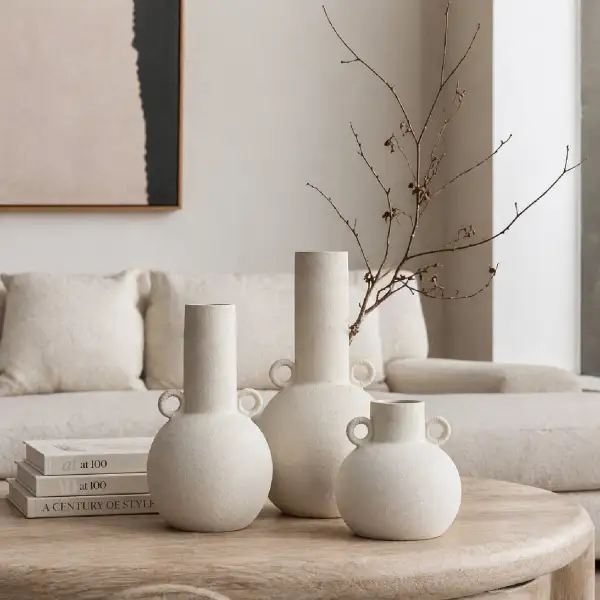 Long-Necked Ceramic Vases