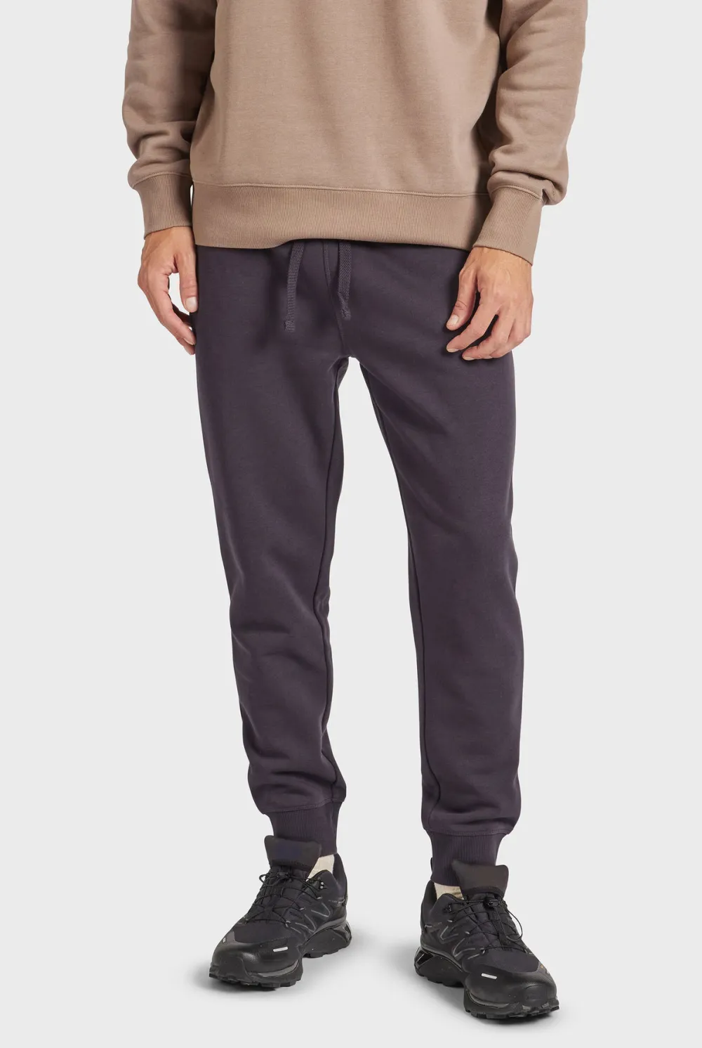 Soft Knit Elastic Waist Casual Sweatpants