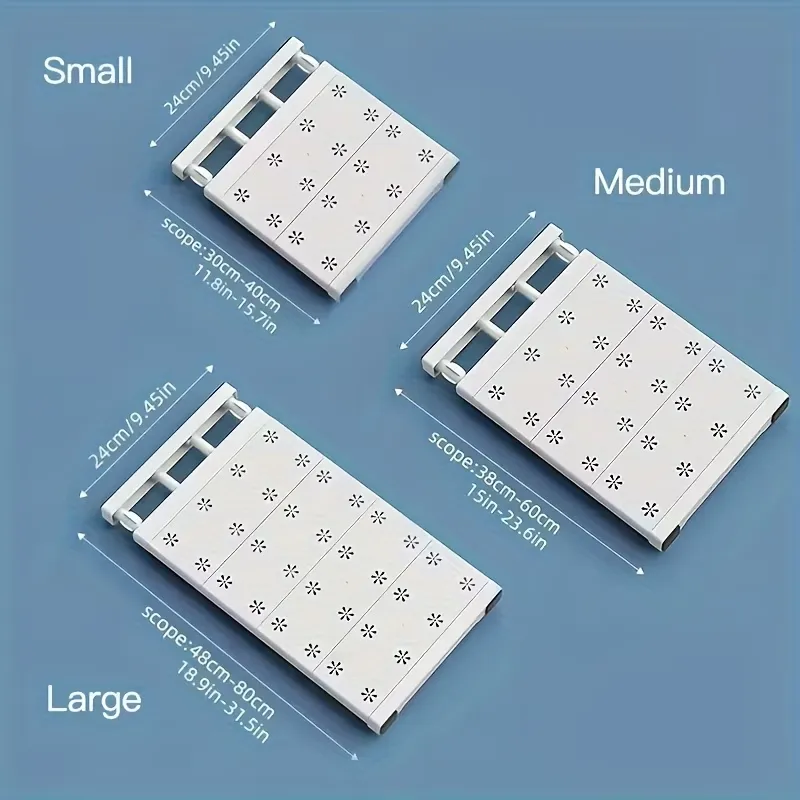 3 Pcs Adjustable Closet Shelf