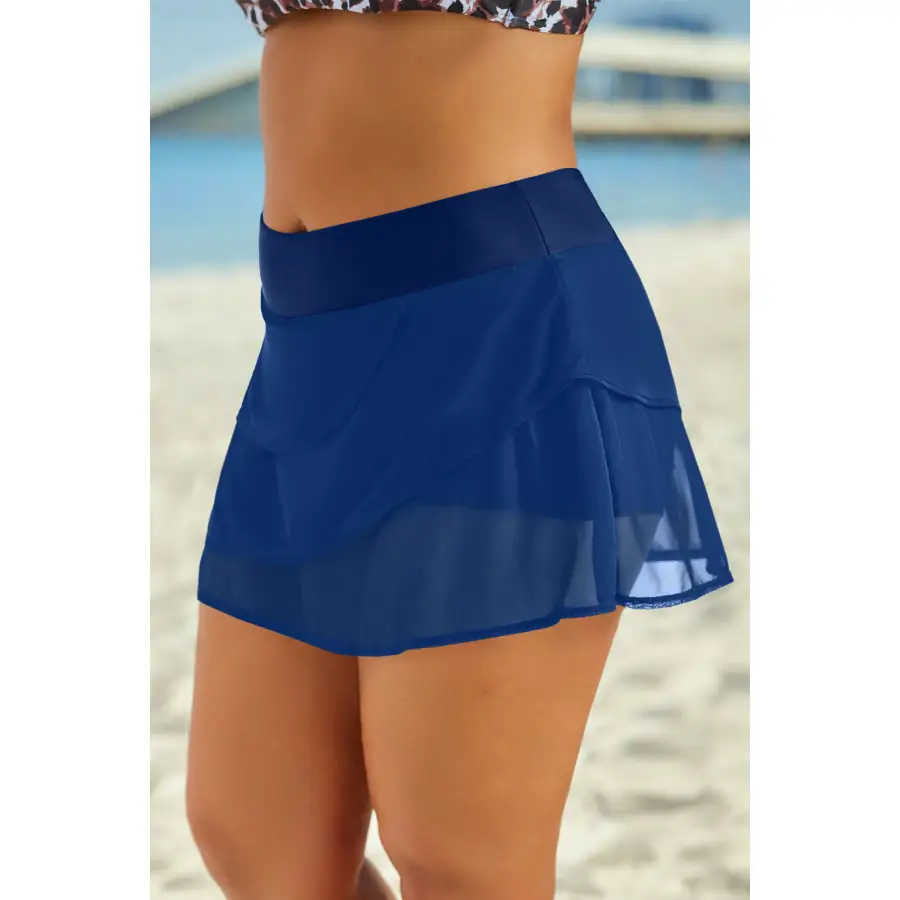 Women's Ruffled Skirt Swim Bottom