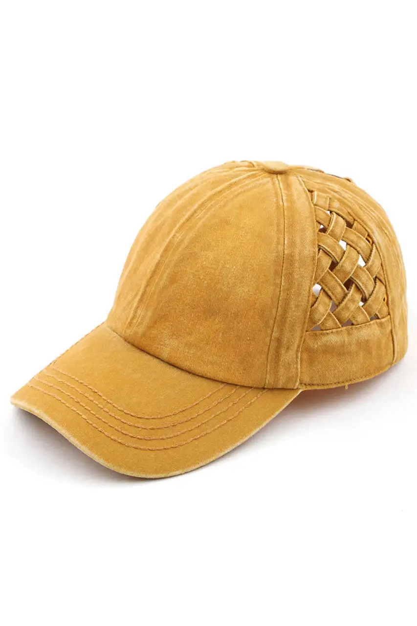 Weavon Basket Criss-cross Ponycap