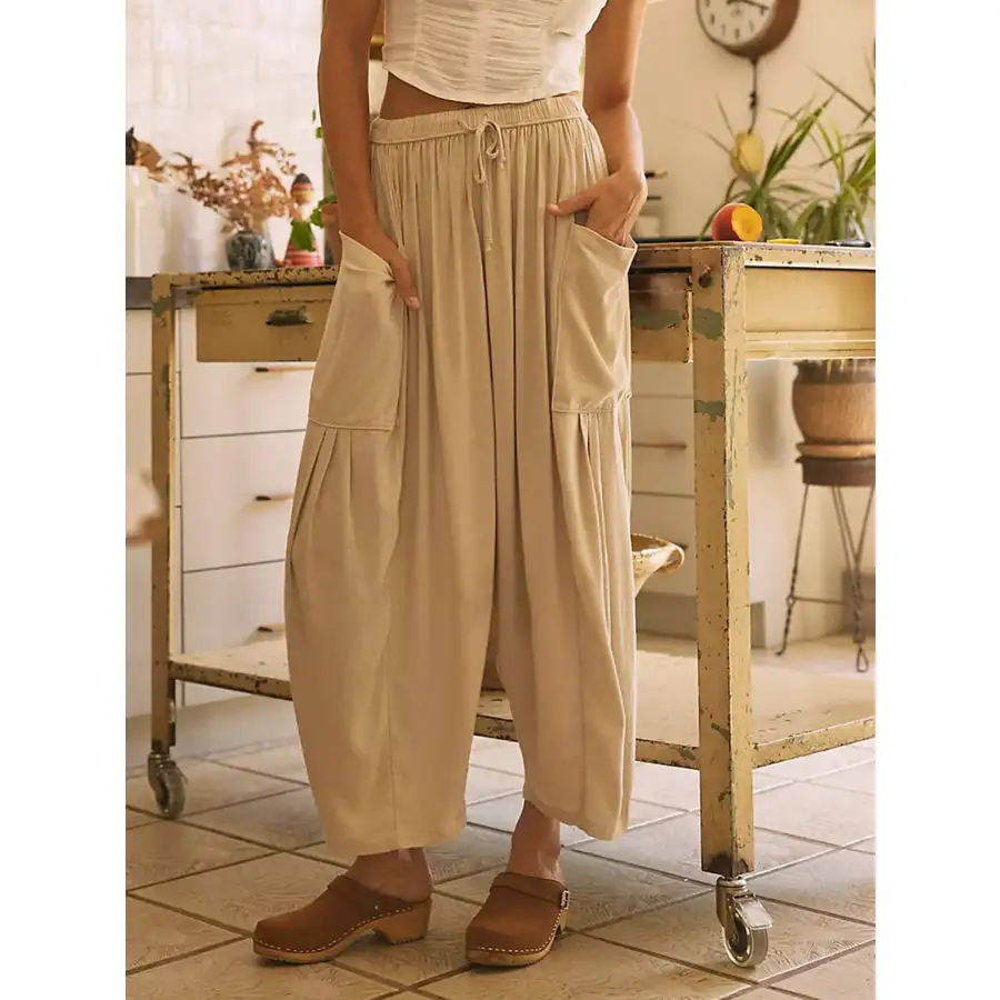 Full Size Wide Leg Pants with Pockets