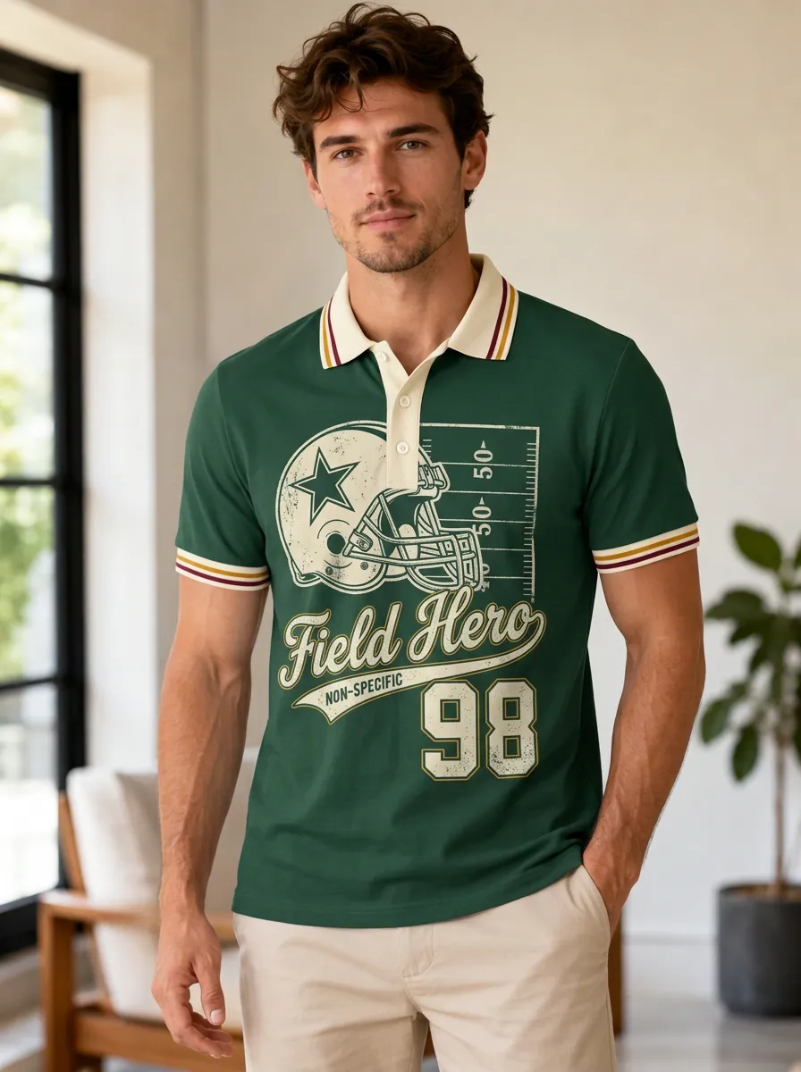 Men's Gridiron Field Hero Polo Shirt