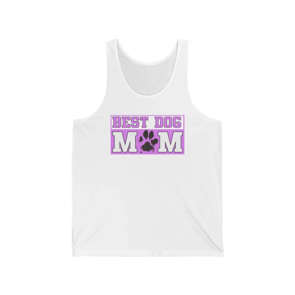 Dog Mom Paw Graphic Tank Top