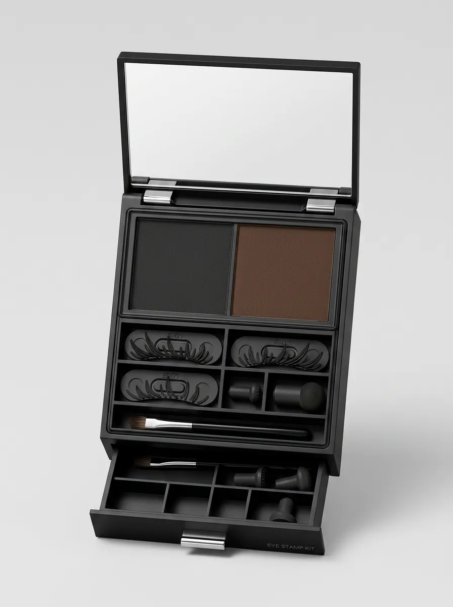 Flexible 3-in-1 Eye Makeup Stamp Kit
