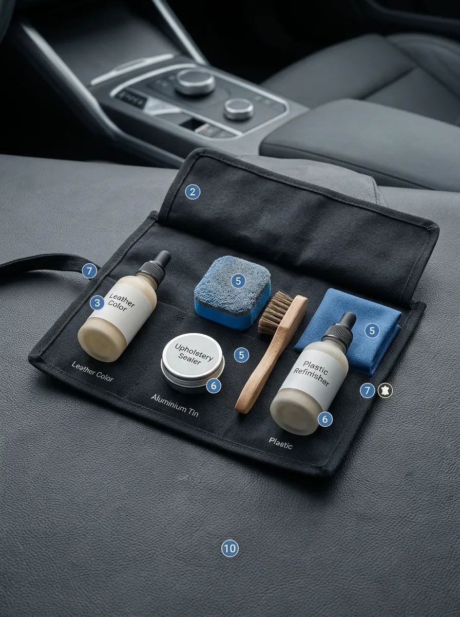 Leather and Plastic Interior Restoration Kit