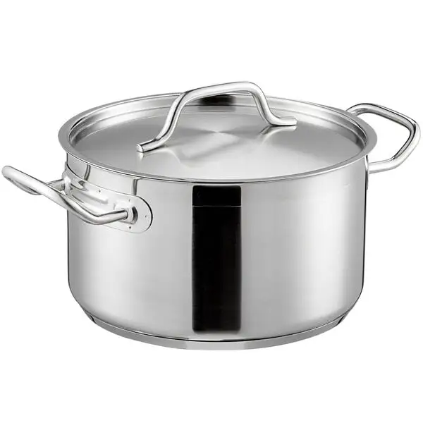 Compact Stainless Steel Aluminum Clad Sauce Pot with Cover
