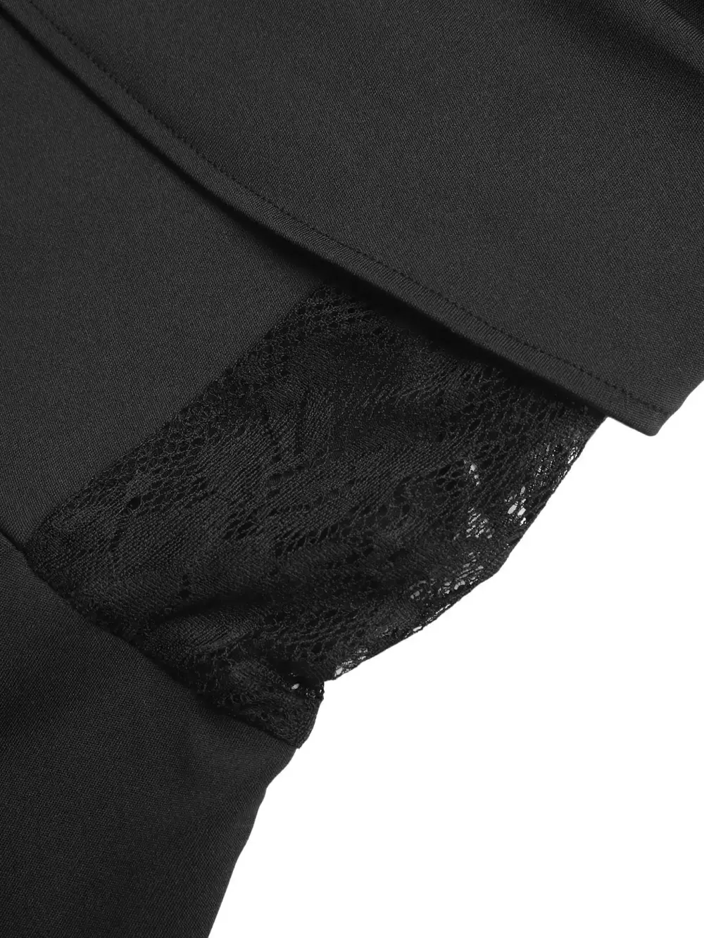 Lace Trim Wide Leg Everyday Jumpsuit