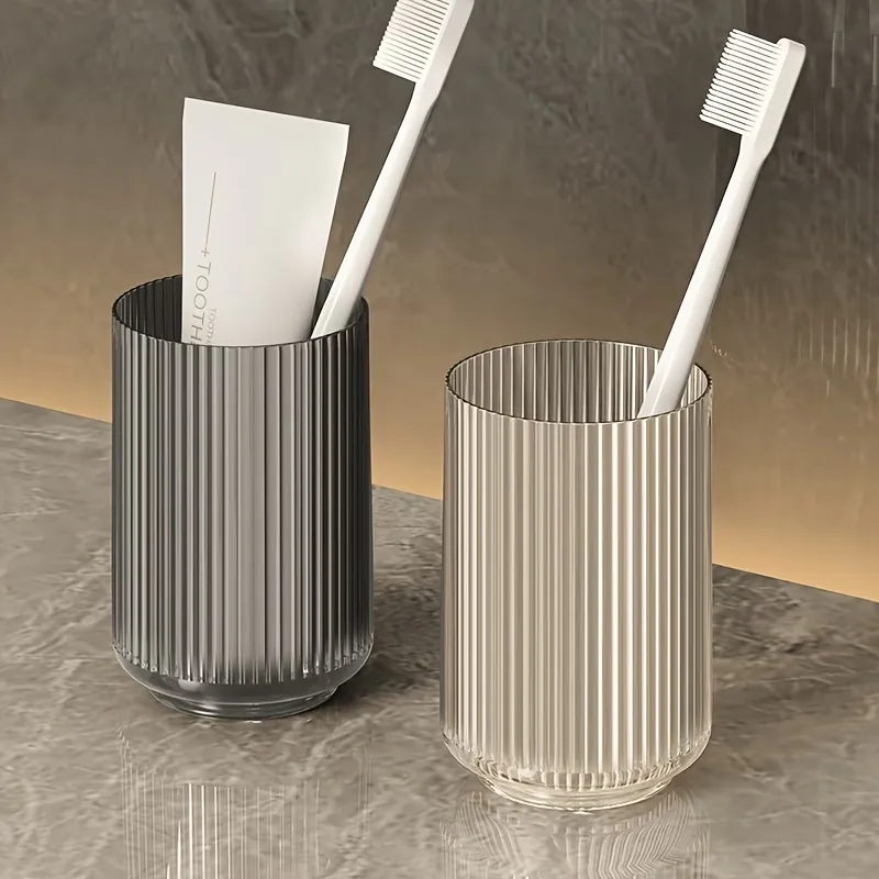 Striped Mouthwash Cup