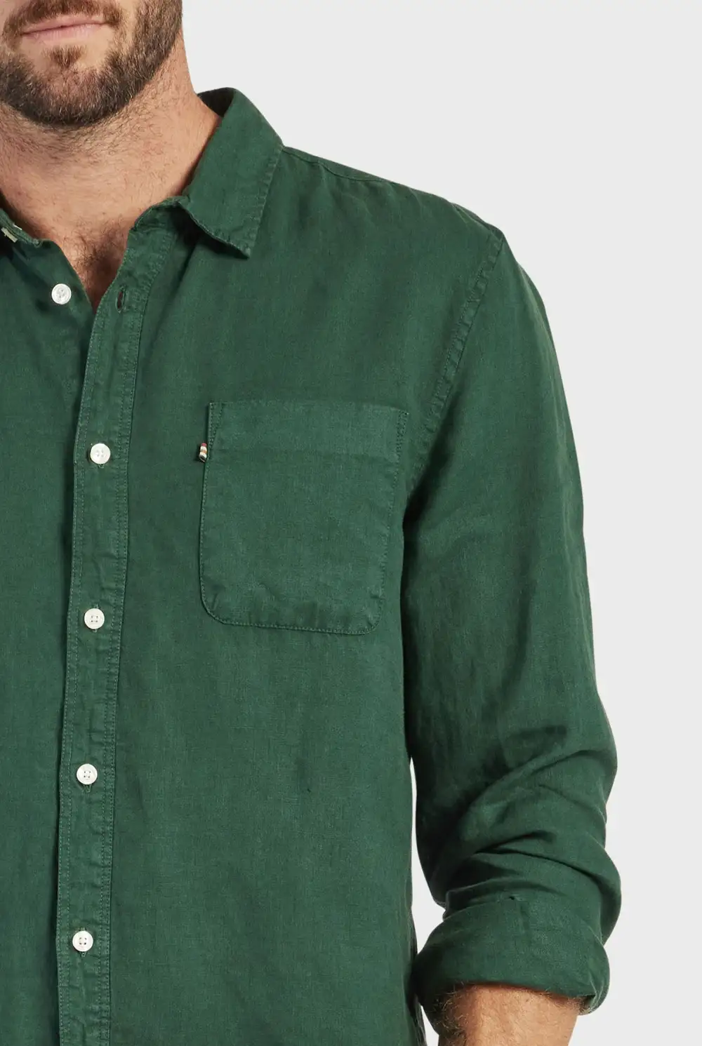 Classic Cotton Casual Long Sleeve Button Up Shirt
