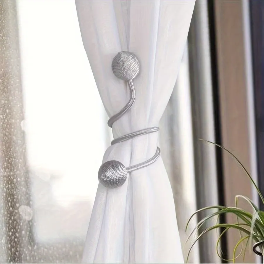 2 Pcs Minimalist Curtain Tiebacks
