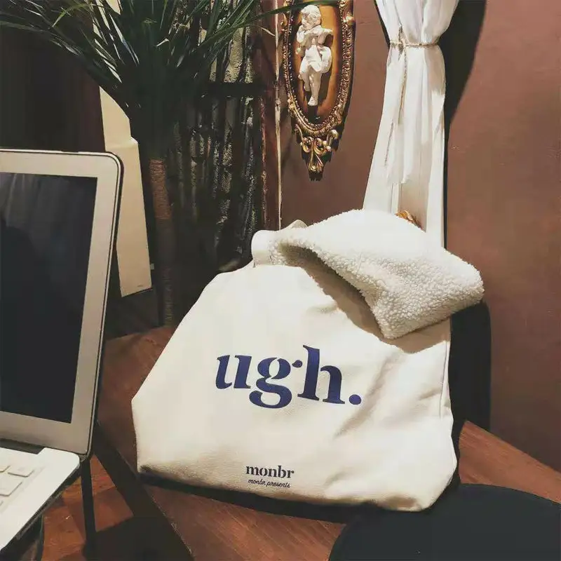 Textured Street Canvas Tote Bag