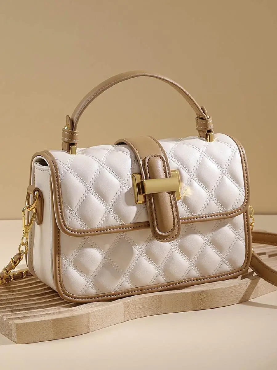 Aria Quilted Chain Crossbody Bag