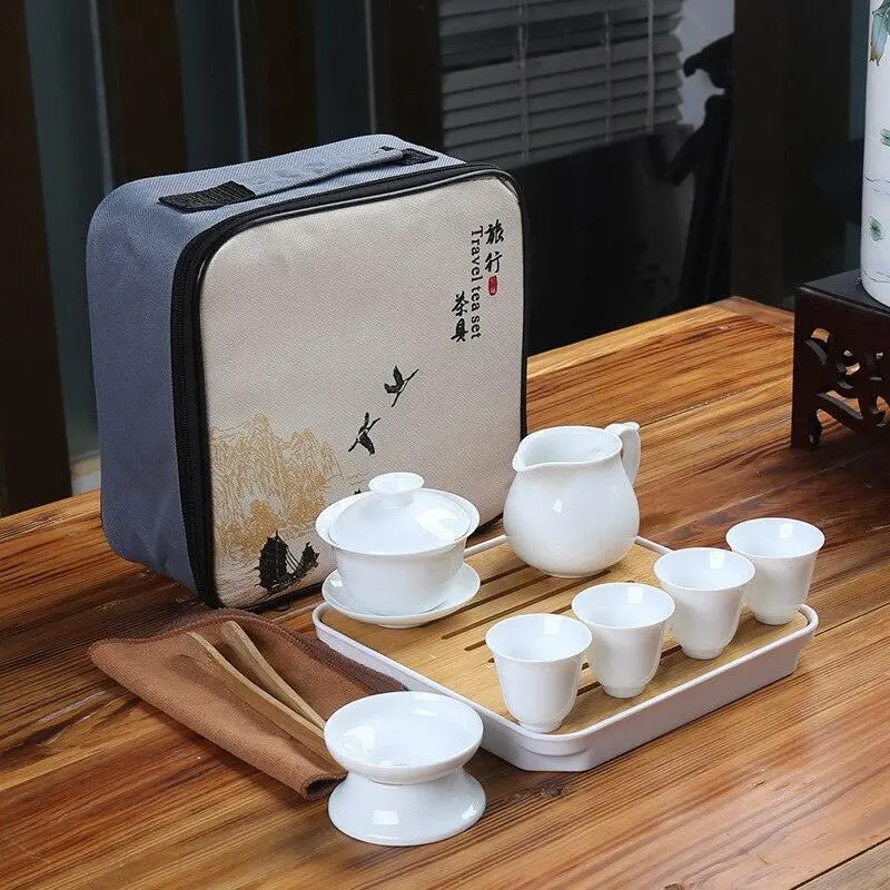 Portable Ceramic Tea Set