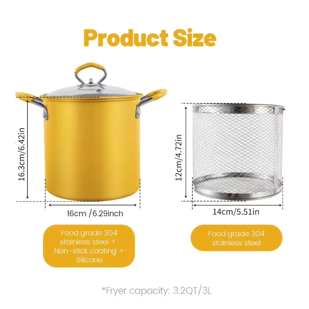 Multi-Purpose Stainless Steel Fryer