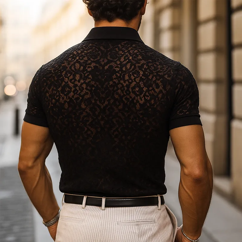 Textured Relaxed Polo