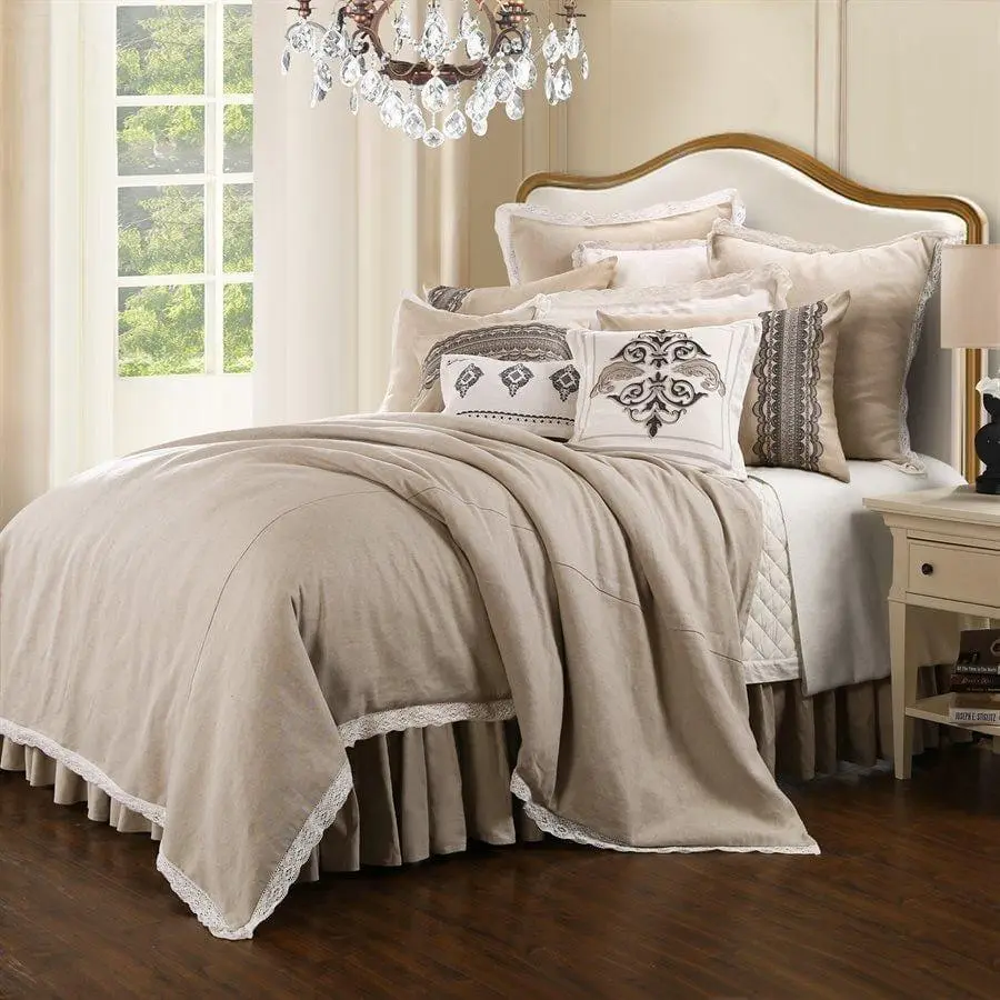 Inviting Linen Cotton Comforter Set