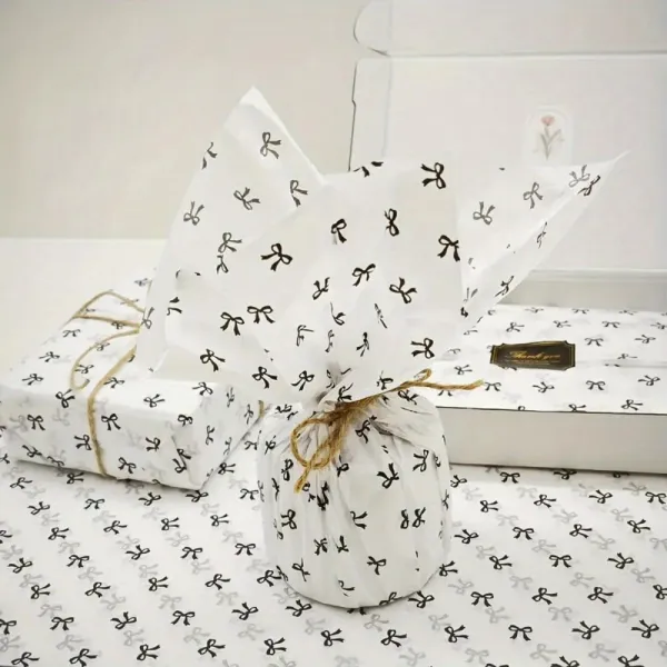 Minimalist Bow Tissue Wrapping Paper