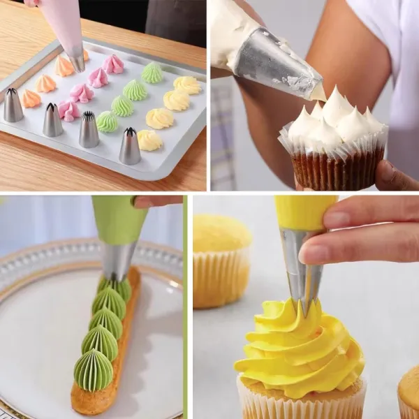 5 Pcs Cake Decorating Nozzles