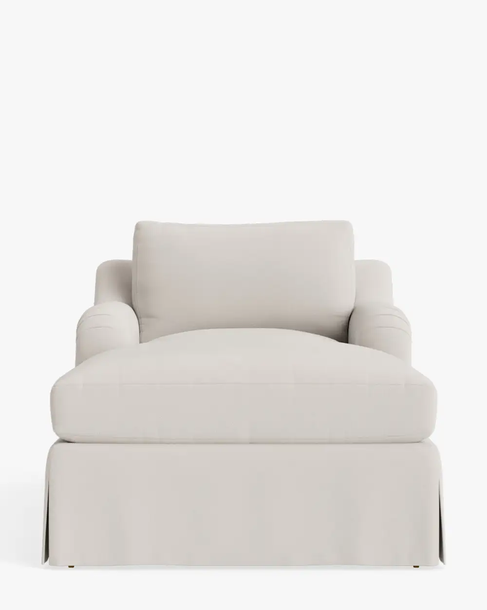 Traditional Wood Chaise