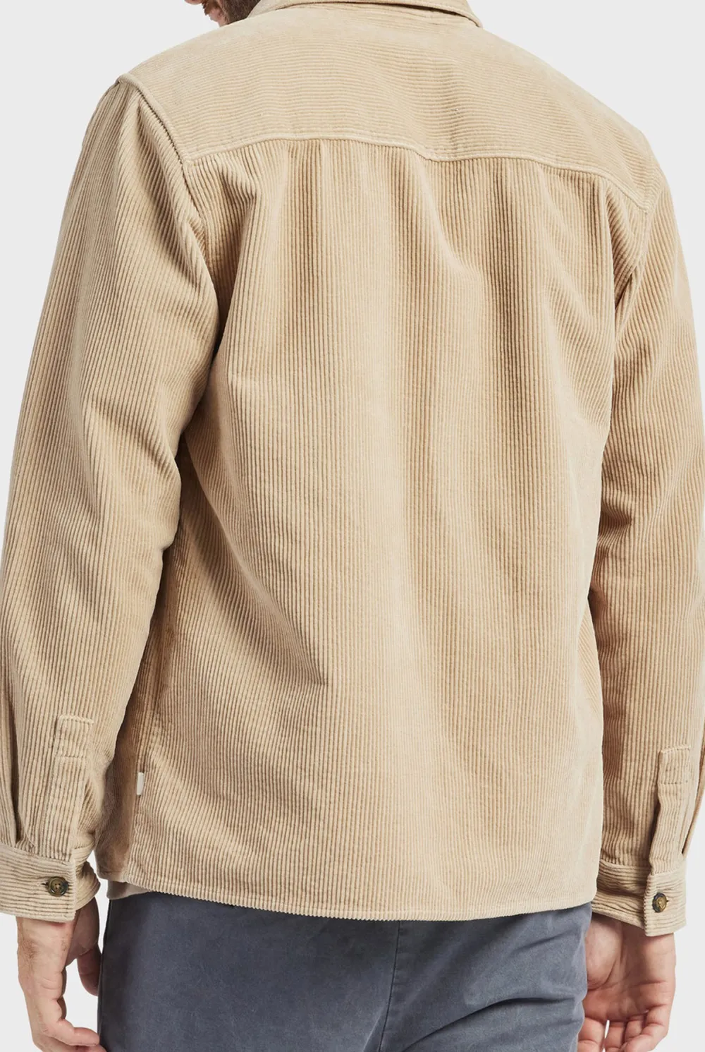 Textured Corduroy Casual Overshirt