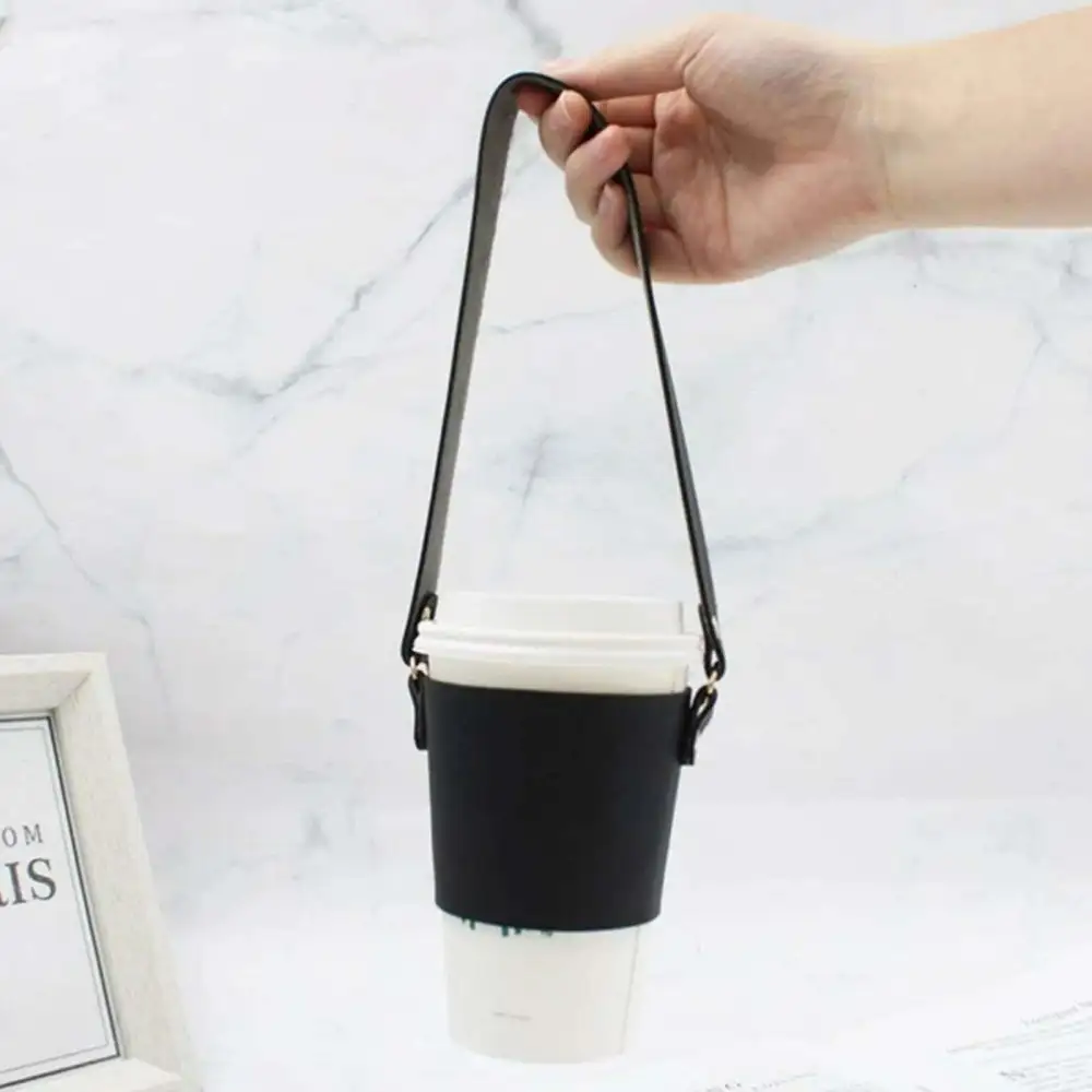 Faux Leather Drinkware Set