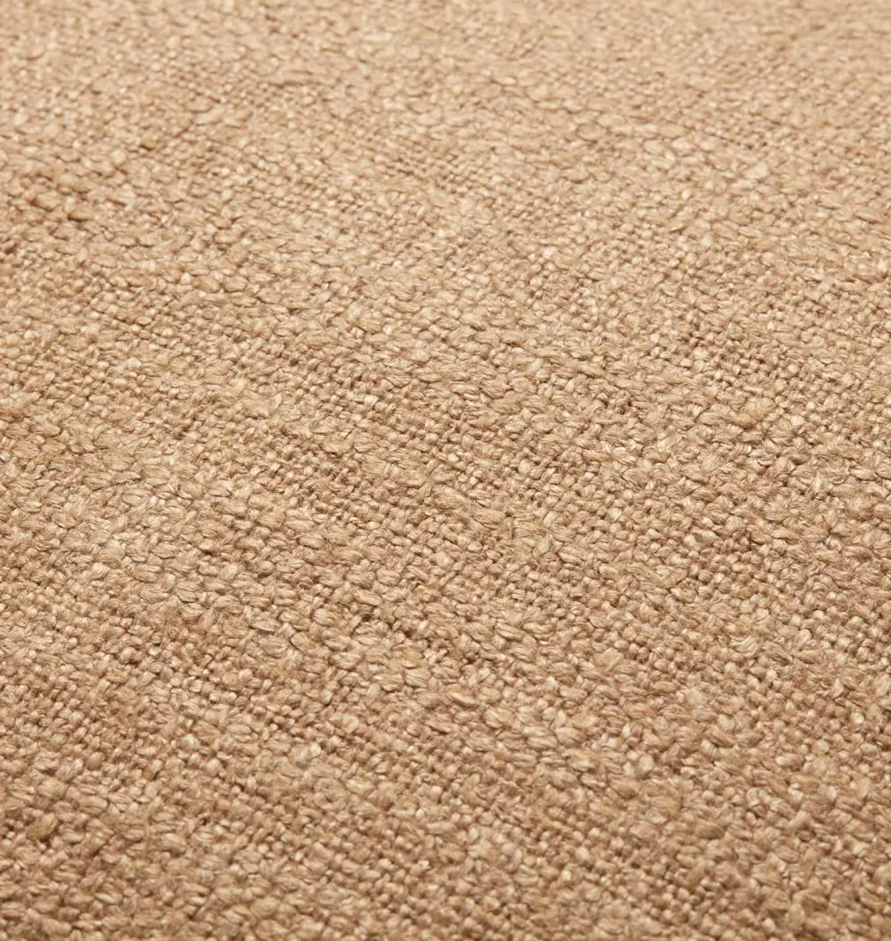Natural and Blue Woven Sofa Throw Pillow
