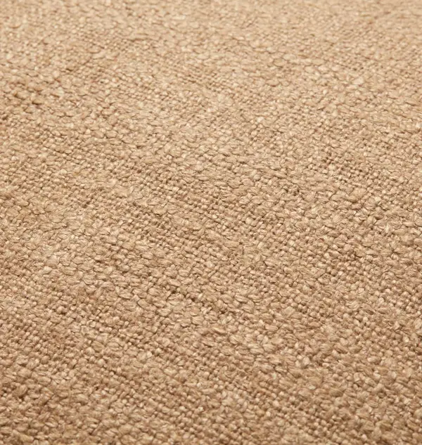 Natural and Blue Woven Sofa Throw Pillow