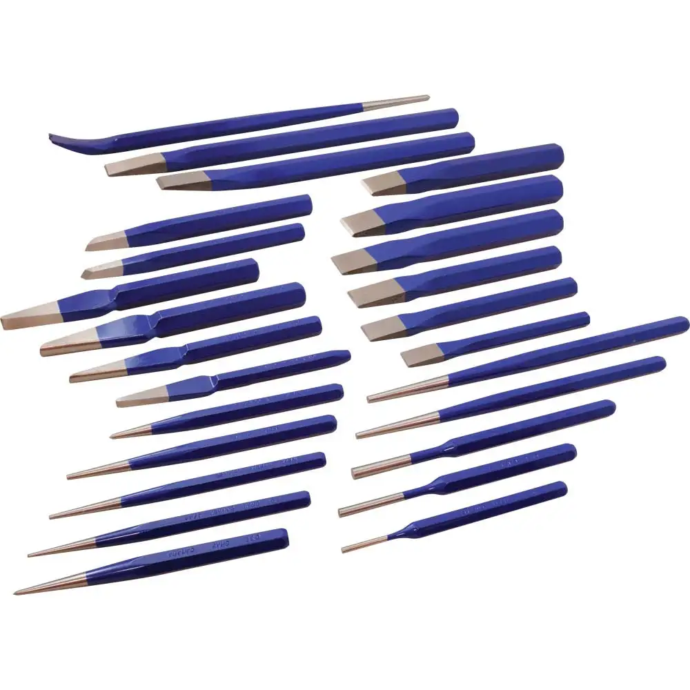 Heat Treated Punch And Chisel Set